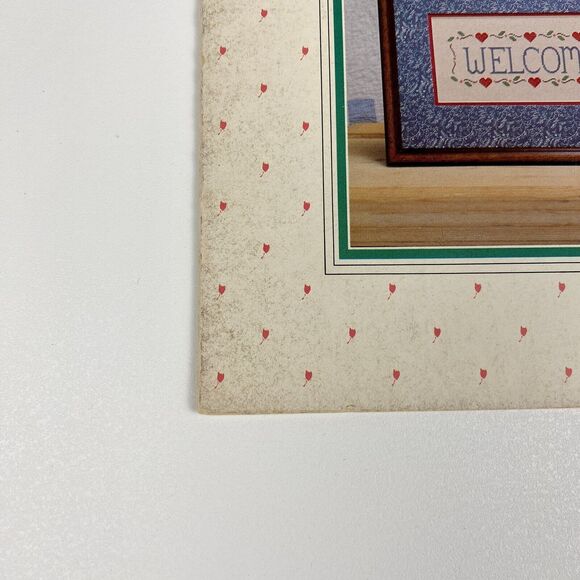 Victoria's Garden Countryside Welcome Cross Stitch Patterns Leaflet #5 VTG 1980s - Picture 3 of 7